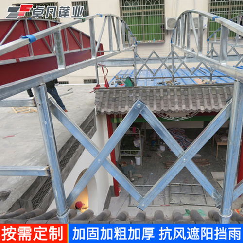 【广州大型折叠雨棚停车棚遮阳棚移动推拉雨篷卓凡蓬业户外伸缩雨棚】- 