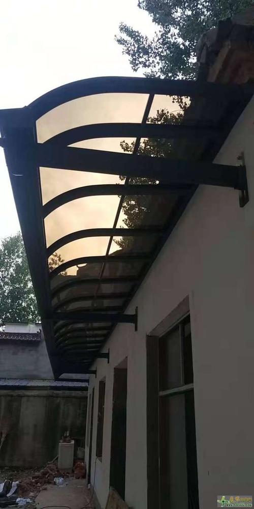 耐力板雨棚定做户外阳台露台遮雨棚铝合金遮阳棚窗雨搭